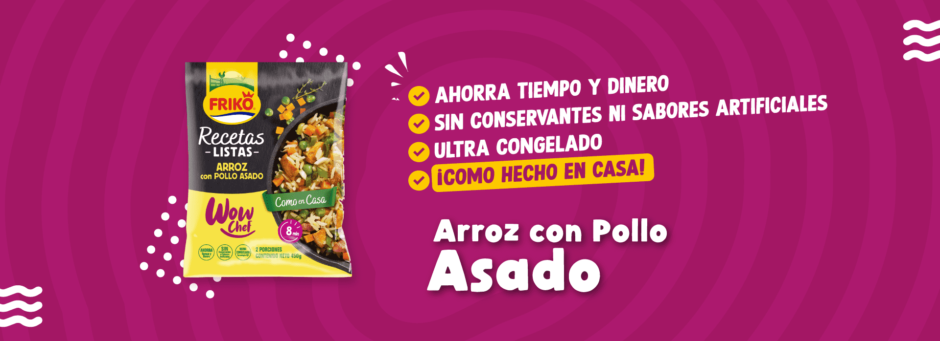 Conoce el nuevo arroz con pollo Friko